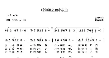 哈尔滨之夏小夜曲_民歌简谱_词曲:关明华 赵淑芳