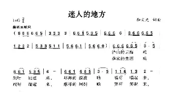 迷人的地方_民歌简谱_词曲:和文光 和文光