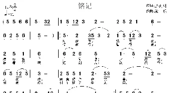 铭记_民歌简谱_词曲:王剑钟 涂乐