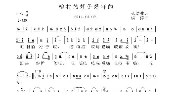 咱村的嫂子好样的_歌曲简谱_词曲:张结林 虞淙