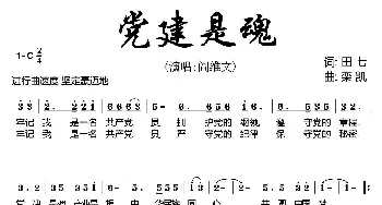 党建是魂_歌曲简谱_词曲:田七 栾凯