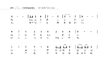 赞颂34个省份组歌：高歌山西_歌曲简谱_词曲:朱国鑫 朱国鑫