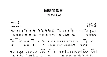 回家的感觉_歌曲简谱_词曲:邬大为 王小军