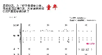 童年_歌曲简谱_词曲: