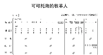 可可托海的牧羊人_歌曲简谱_词曲:王琪 王琪