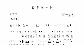 青春的中国_歌曲简谱_词曲:李红林王柏清 王柏清