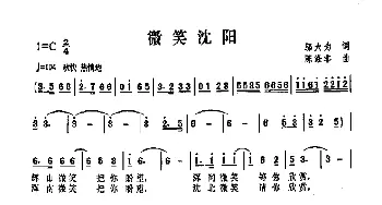 微笑沈阳_歌曲简谱_词曲:邬大为 陈涤非