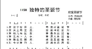 1159 独特的圣诞节_歌曲简谱_词曲:开花结果 相思树曲