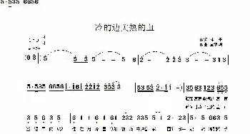 冷的边关热的血_歌曲简谱_词曲:林,子 覃新明