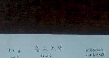 喜从天降_歌曲简谱_词曲:李锋 快乐大猫