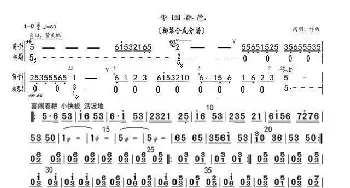 枣园春色_歌曲简谱_词曲: 高明