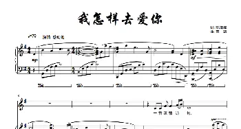 我怎样去爱你_歌曲简谱_词曲:陈道斌 栾凯