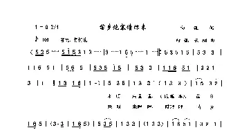 苗乡仡寨请你来_歌曲简谱_词曲:向侃 向侃、李云翔