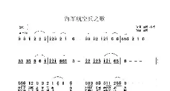 海军航空兵之歌_歌曲简谱_词曲:白杨、小然 白杨