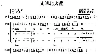 又回北大荒_歌曲简谱_词曲:安振海 安振海曲、杨柏涛编合唱