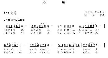 心愿_歌曲简谱_词曲:刘召利 曾令荣 朝乐蒙