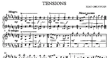 Tensions_歌曲简谱_词曲: 萧淳元