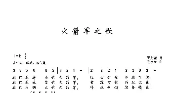 火箭军之歌_歌曲简谱_词曲:王允奎 朝乐蒙