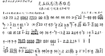 京剧《梁祝》见玉佩悲情再难忍对唱_歌曲简谱_词曲: