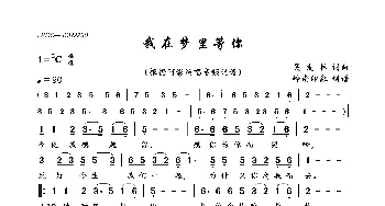 我在梦里等你_歌曲简谱_词曲:吴发林 吴发林