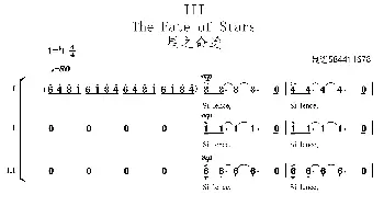 The Fate of Stars 星之命途合唱谱_歌曲简谱_词曲: