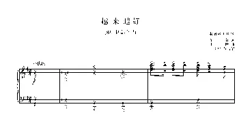 越来越好混声四部合唱谱_歌曲简谱_词曲: