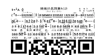 妹妹送我到黄河边_歌曲简谱_词曲:赵真 赵真