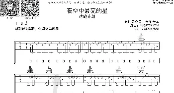 夜空中最亮的星_歌曲简谱_词曲: