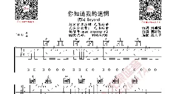 BEYOND 你知道我的迷惘 吉他谱_歌曲简谱_词曲: