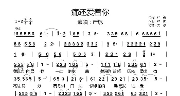 痛还爱着你_歌曲简谱_词曲:严妮 严妮