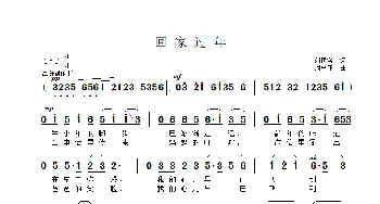 回家过年_歌曲简谱_词曲:刘玥含 周兴亚