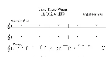 Take These Wings 合唱谱_歌曲简谱_词曲: