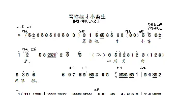 骂你奴才小畜生(孟芙蓉版)_歌曲简谱_词曲: