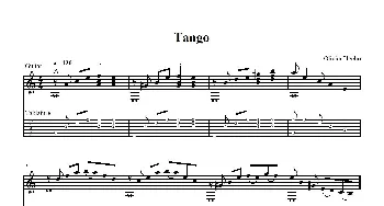 Tango_歌曲简谱_词曲: Olivier Hecho