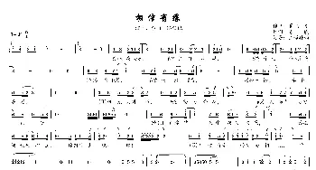 相信有缘_歌曲简谱_词曲:陈曦 董冬冬