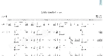 Little Comfort_歌曲简谱_词曲: Daydream