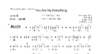 [韩]You Are My Everything_歌曲简谱_词曲:志勋/Roco 개미