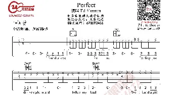 Perfect吉他谱 Ed Sheeran 黄老板 六线弹唱谱_歌曲简谱_词曲:Ed Sheeran Ed Sheeran