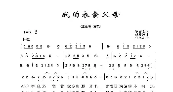 军旅歌曲100首：我的衣食父母_歌曲简谱_词曲:徐恩志 戚建波