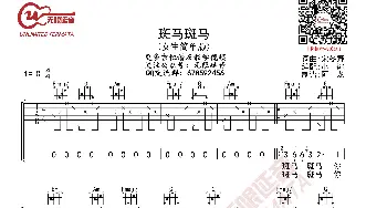 宋冬野 斑马斑马 女生版 吉他谱_歌曲简谱_词曲:宋冬野 宋冬野