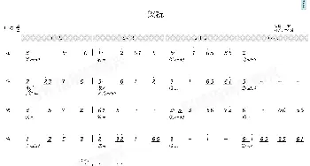 梁祝_歌曲简谱_词曲: 何占豪、陈钢