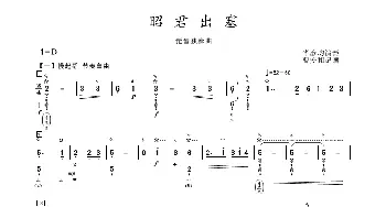 昭君出塞 _歌曲简谱_词曲: 华彦钧（阿炳）