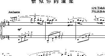 恰似你的温柔_歌曲简谱_词曲: 沈建国