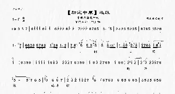 [上党梆子]《初定中原》选段_歌曲简谱_词曲:山西省上党剧院演唱资料 马天云  刘建斌