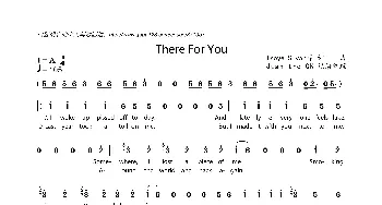 There for You_歌曲简谱_词曲:Troye Sivan等 Troye Sivan等