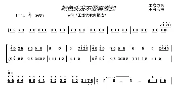 棕色头发不要再卷起_歌曲简谱_词曲:王洛宾 王洛宾