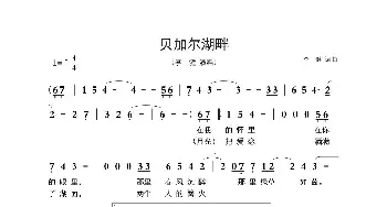 贝加尔湖畔_歌曲简谱_词曲:李健 李健