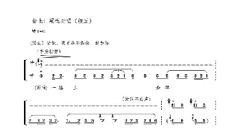 越剧折子戏《楼台会》鼓板与唱腔之曲七_歌曲简谱_词曲: 刘如曾