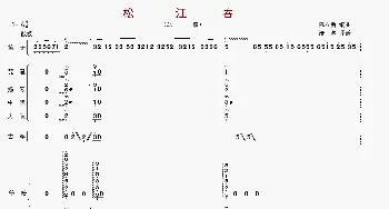 松江春_歌曲简谱_词曲: 陈立新