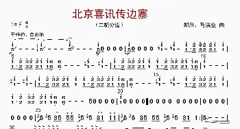 北京喜讯到边寨_歌曲简谱_词曲: 郑路等